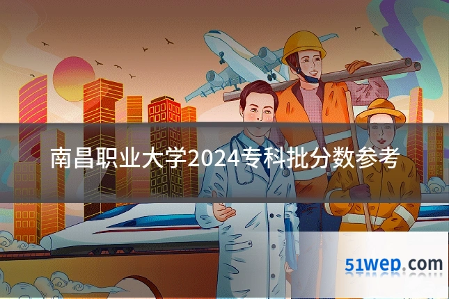 南昌职业大学2024专科批分数参考