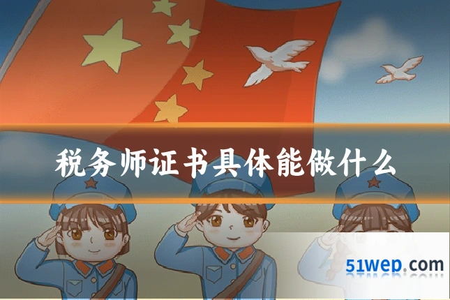 税务师证书具体能做什么