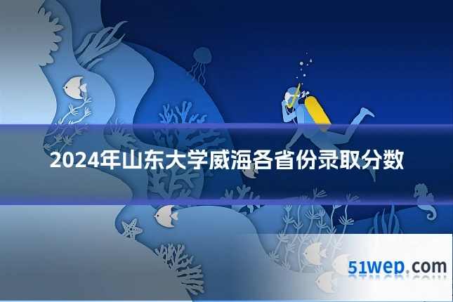 2024年山东大学威海各省份录取分数