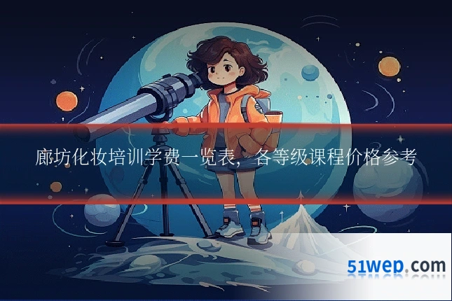 廊坊化妆培训学费一览表,各等级课程价格参考