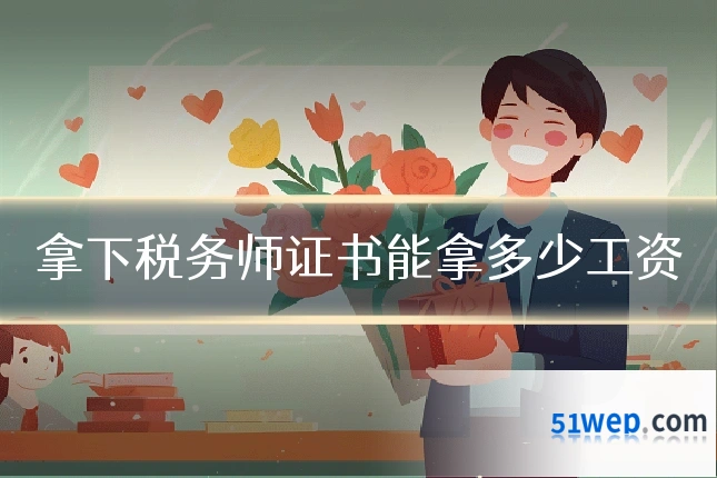 拿下税务师证书能拿多少工资