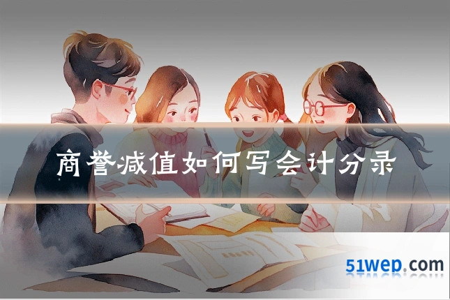 商誉减值如何写会计分录