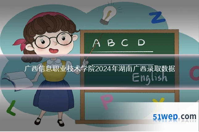 广西信息职业技术学院2024年湖南广西录取数据