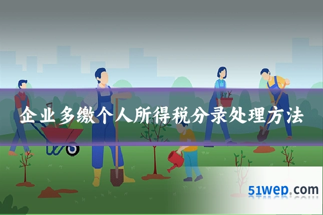 企业多缴个人所得税分录处理方法