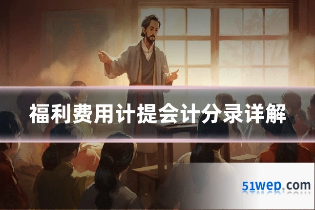 福利费用计提会计分录详解