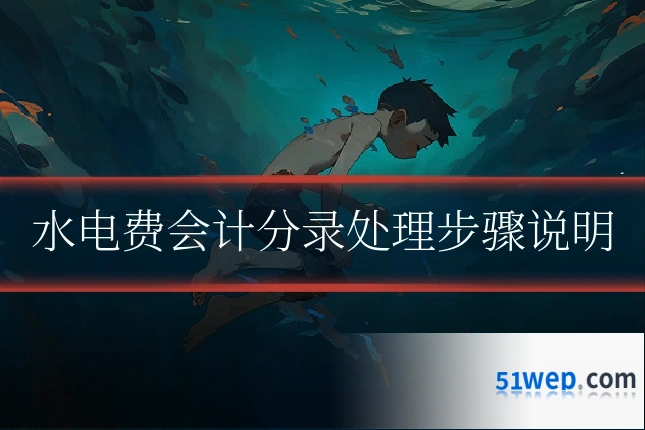 水电费会计分录处理步骤说明