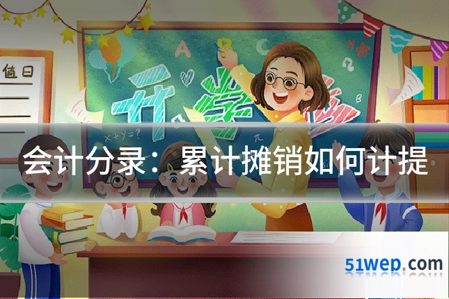 会计分录:累计摊销如何计提