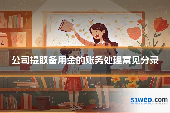 公司提取备用金的账务处理常见分录