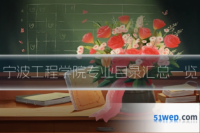 宁波工程学院专业目录汇总一览
